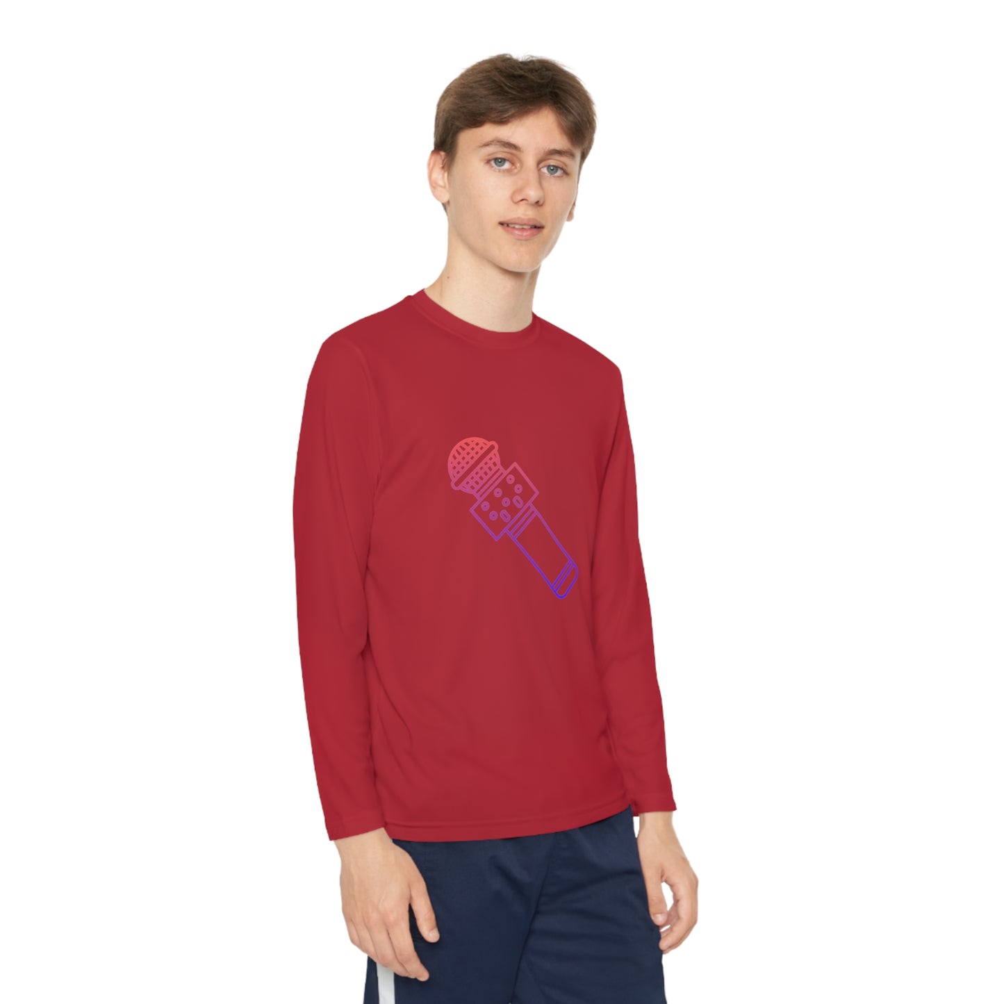 Youth Long Sleeve Competitor Tee: Musika 