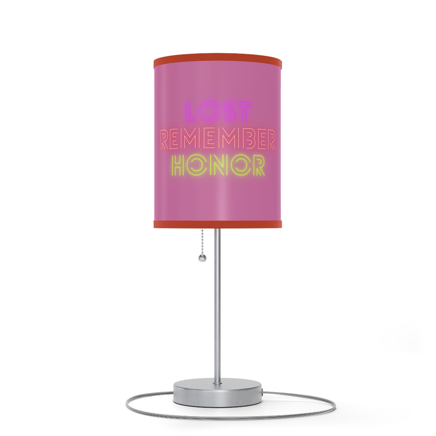 Lamp on a Stand, US|CA plug: Weightlifting Lite Pink