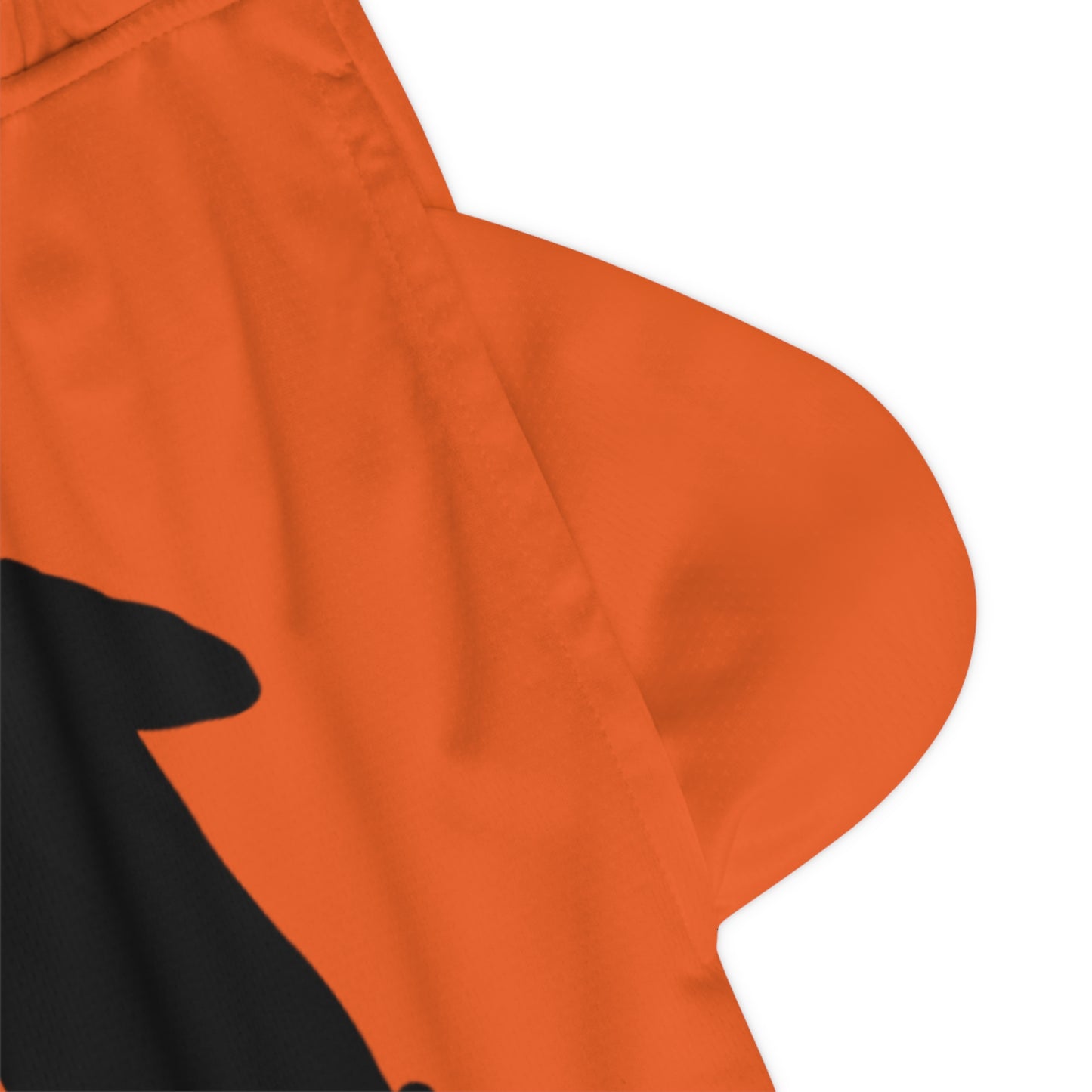 Basketball Rib Shorts: Soccer Orange