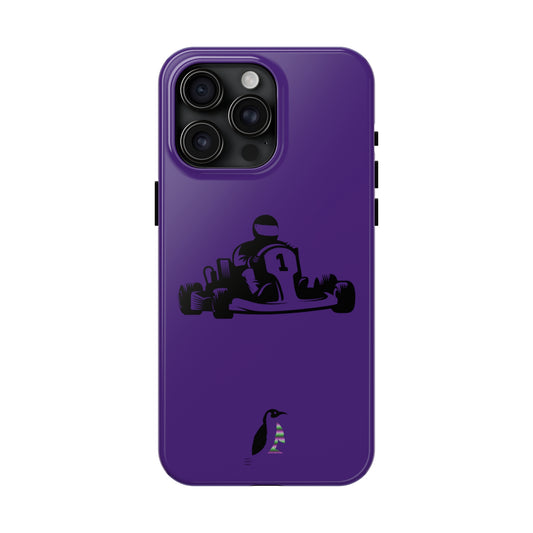 Tough Phone Cases (for iPhones): Racing Purple
