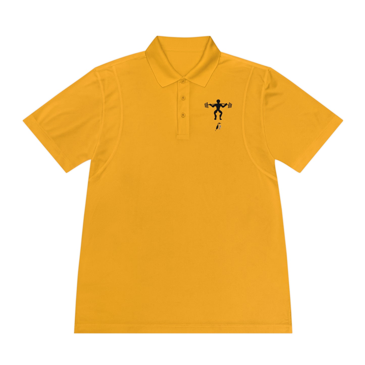 Men's Sport Polo Shirt: Weightlifting #1