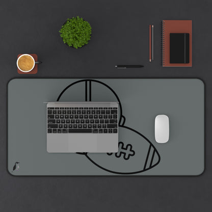 Desk Mat: Football Dark Grey