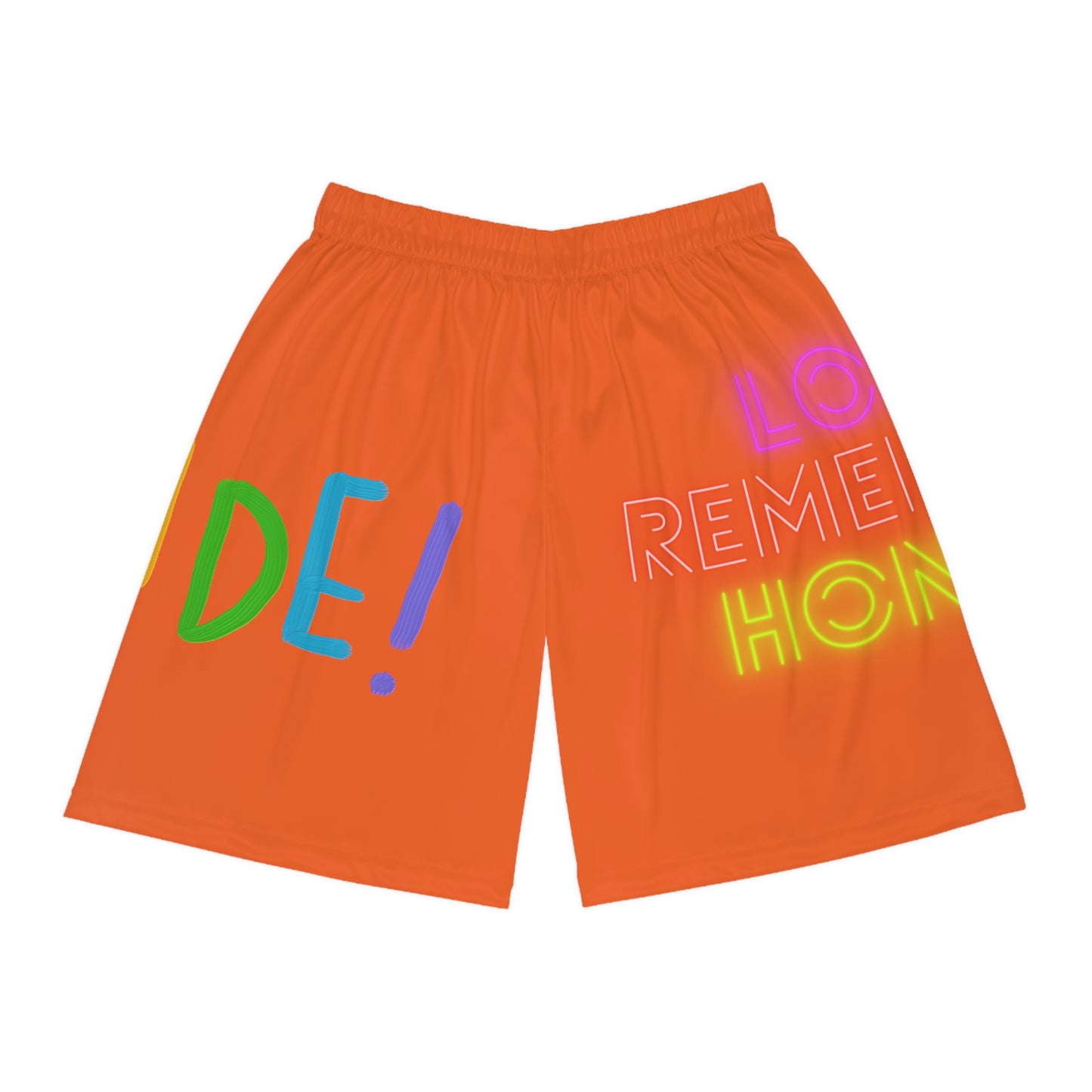 Basketball Shorts: LGBTQ Pride Orange