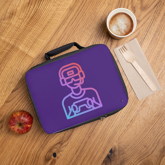 Lunch Bag: Gaming Purple