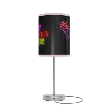 Lamp on a Stand, US|CA plug: Music Black