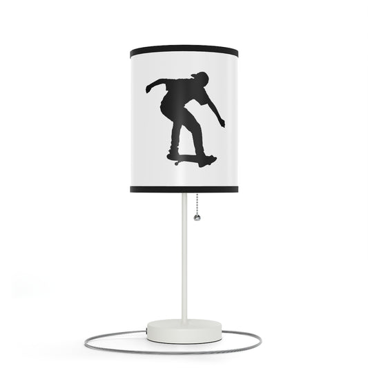 Lamp on a Stand, US|CA plug: Skateboarding White