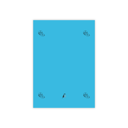 Post-it® Note Pads: Football Turquoise