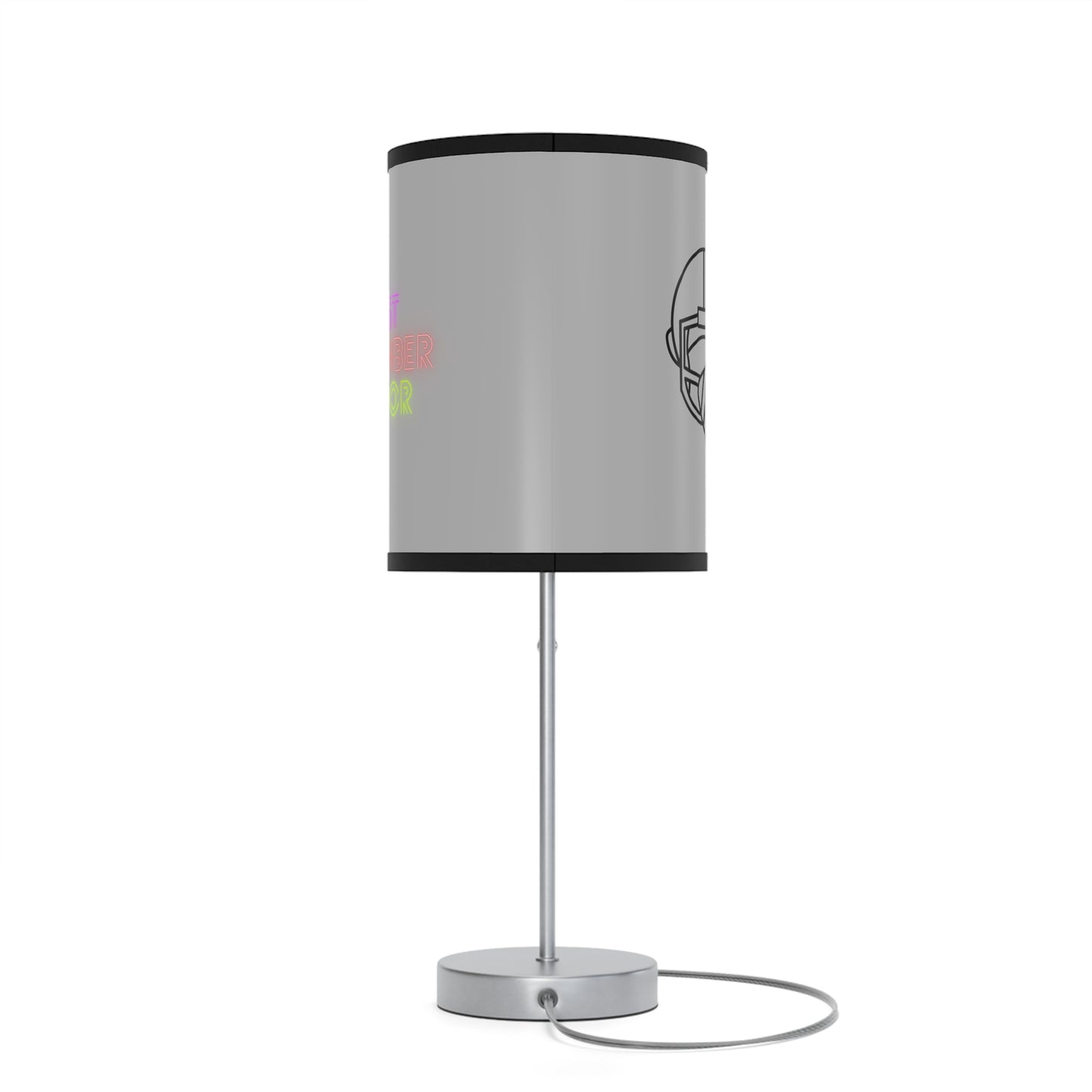 Lamp on a Stand, US|CA plug: Football Lite Grey