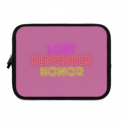 Laptop Sleeve: Lost Remember Honor Lite Pink