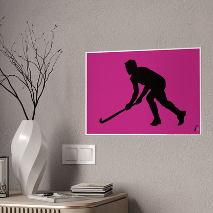 Gloss Posters: Hockey Pink