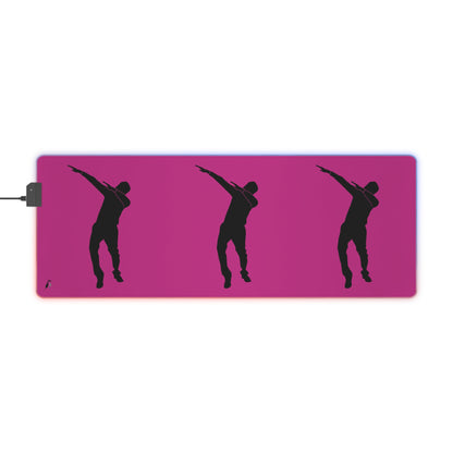 LED Gaming Mouse Pad: Dance Pink