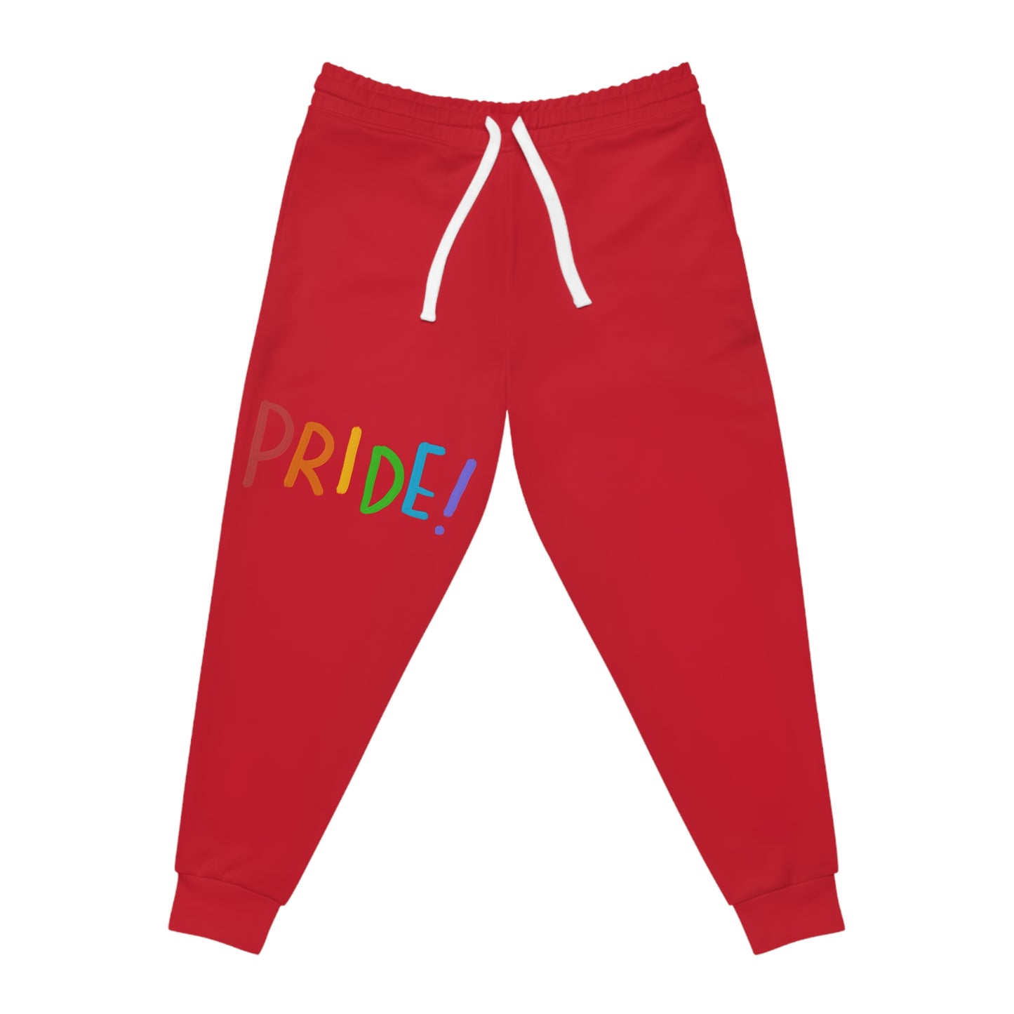 Athletic Joggers: LGBTQ Pride Dark Red