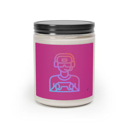 Scented Candle, 9oz: Gaming Pink