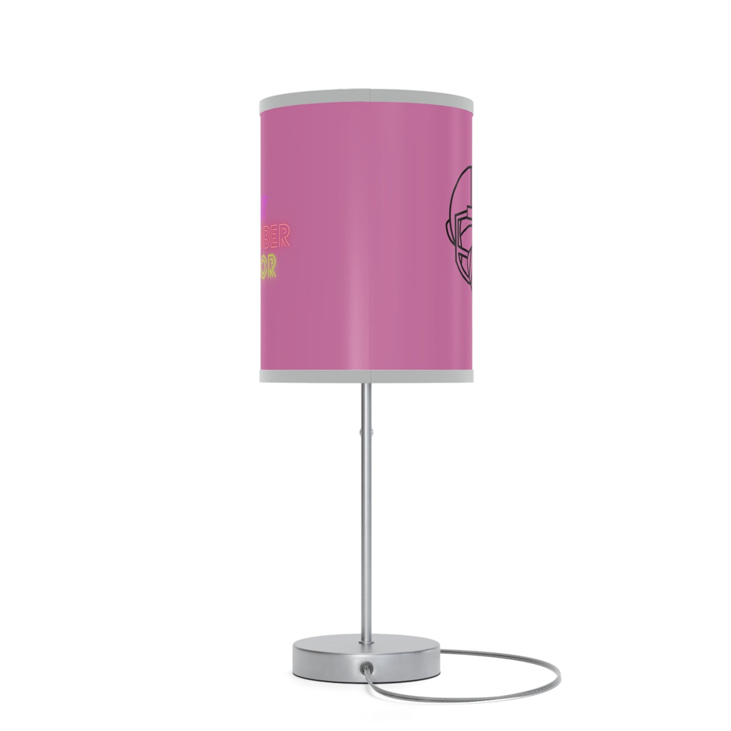 Lamp on a Stand, US|CA plug: Football Lite Pink