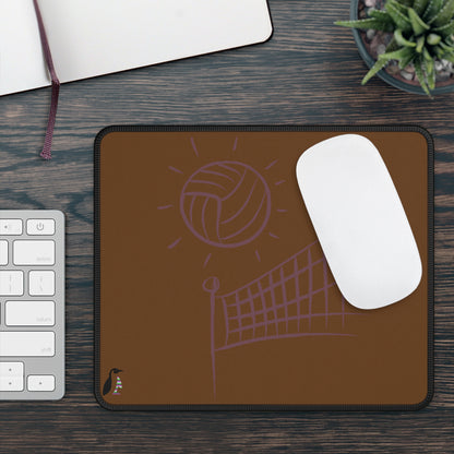 Gaming Mouse Pad: Volleyball Brown