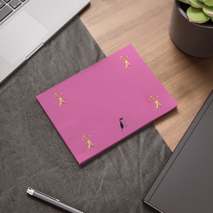 Post-it® Note Pads: Golf Lite Pink