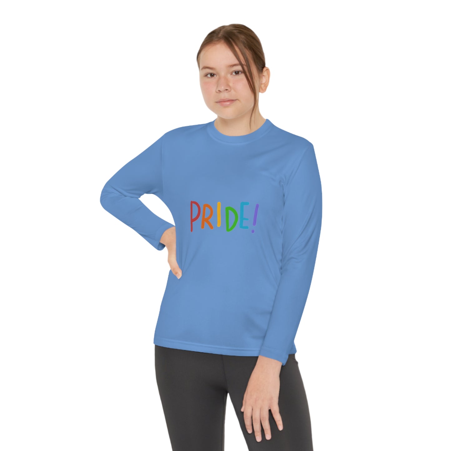 Youth Long Sleeve Competitor Tee: LGBTQ Pride 