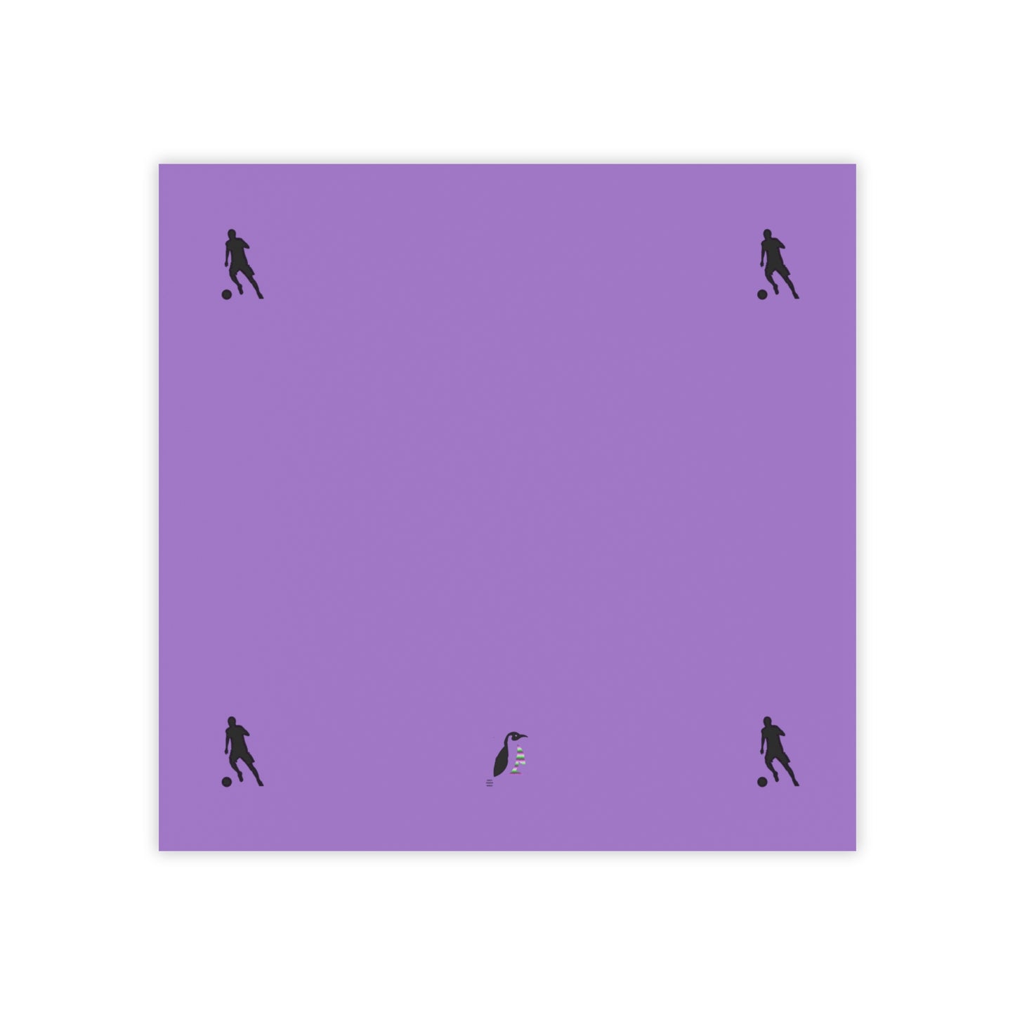 Post-it® Note Pads: Soccer Lite Purple