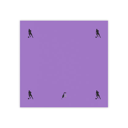 Post-it® Note Pads: Soccer Lite Purple