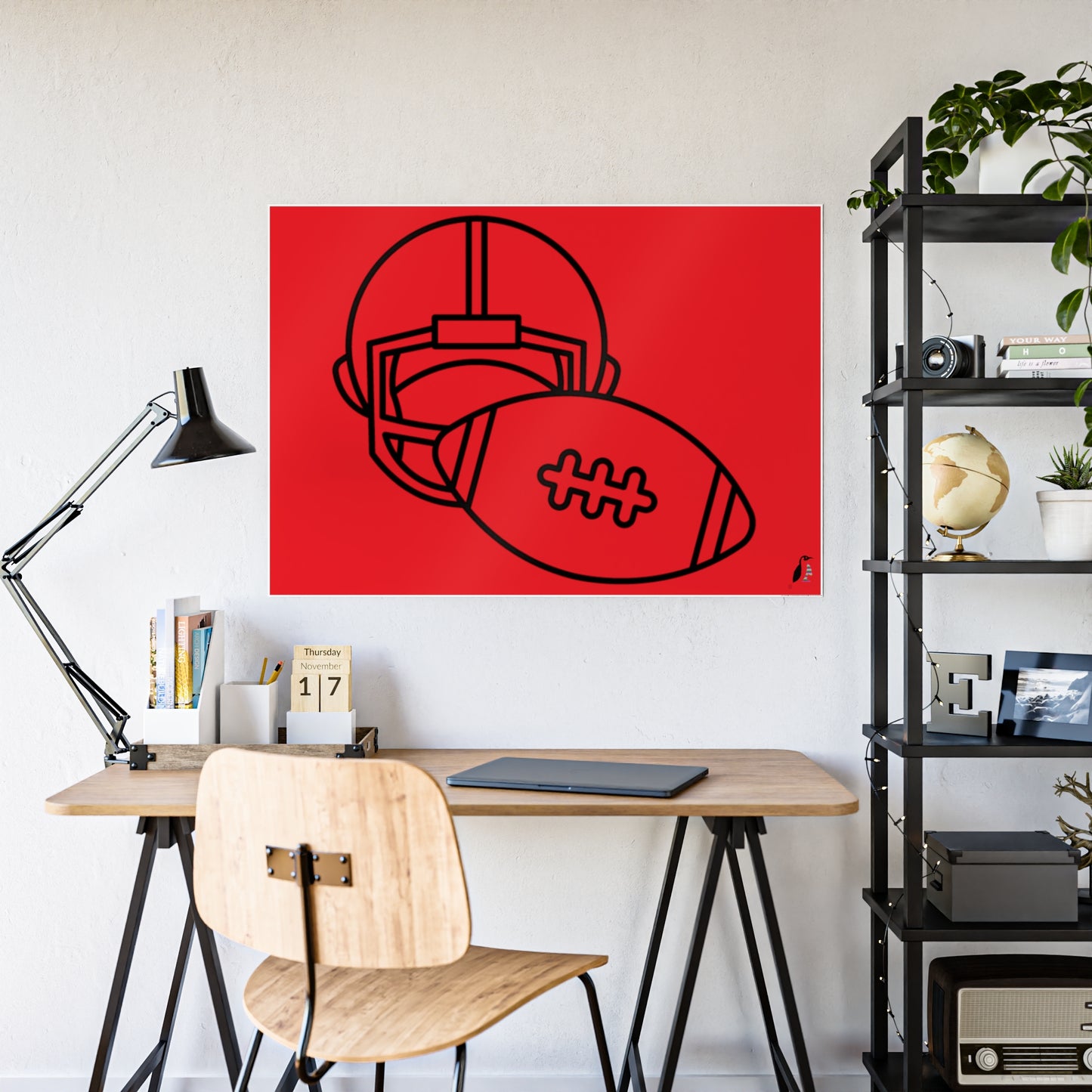 Gloss Posters: Football Red
