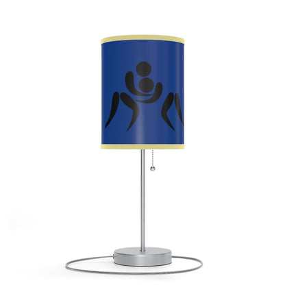 Lamp on a Stand, US|CA plug: Wrestling Dark Blue