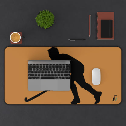 Desk Mat: Hockey Lite Brown