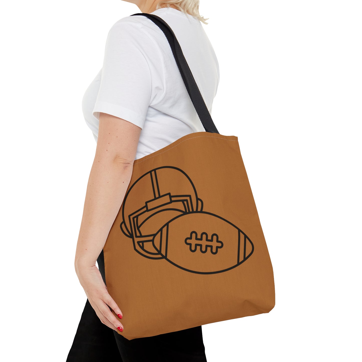 Tote Bag: Football Lite Brown