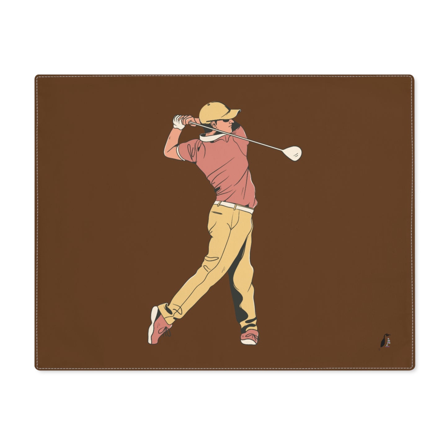 Placemat, 1pc: Golf Brown