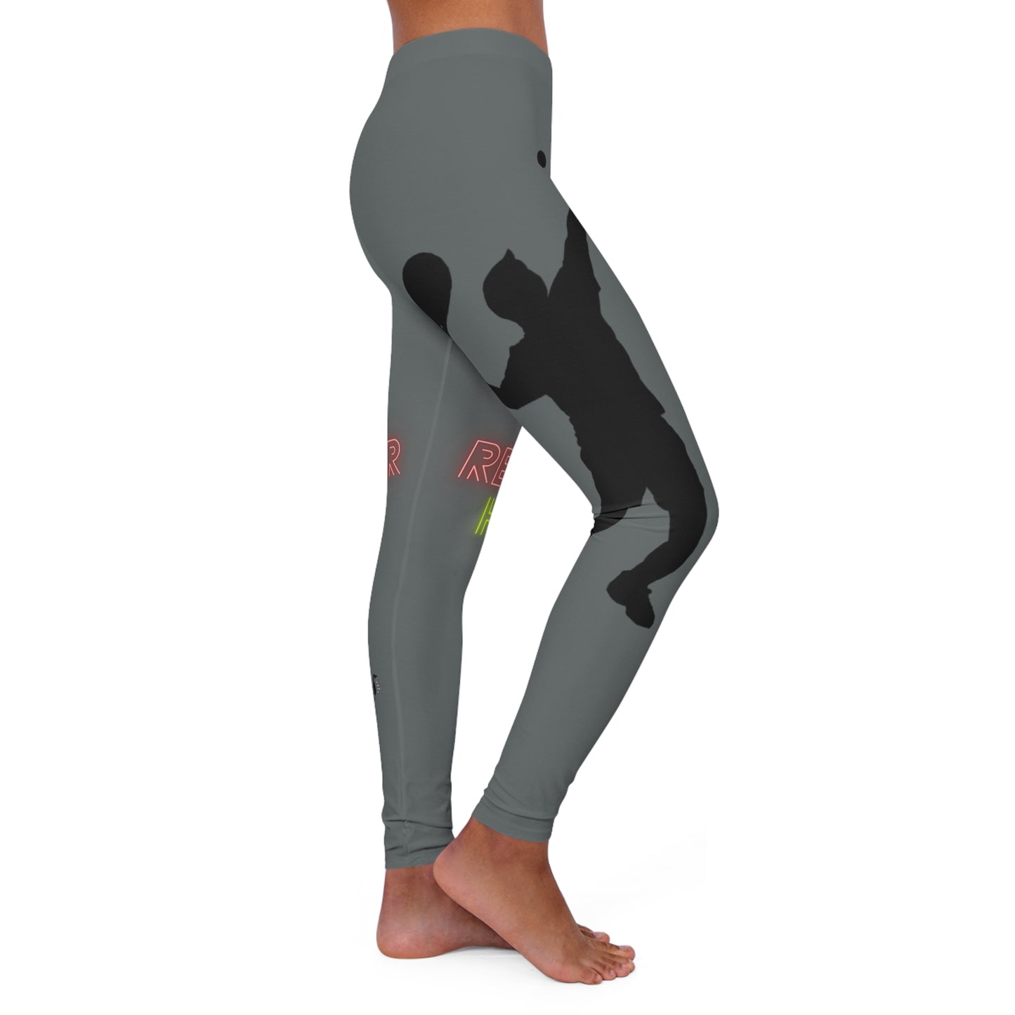 Women's Spandex Leggings: Tennis Dark Grey