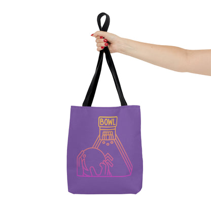 Tote Bag: Bowling Lite Purple