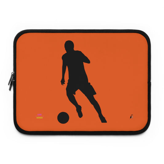 Laptop Sleeve: Soccer Orange