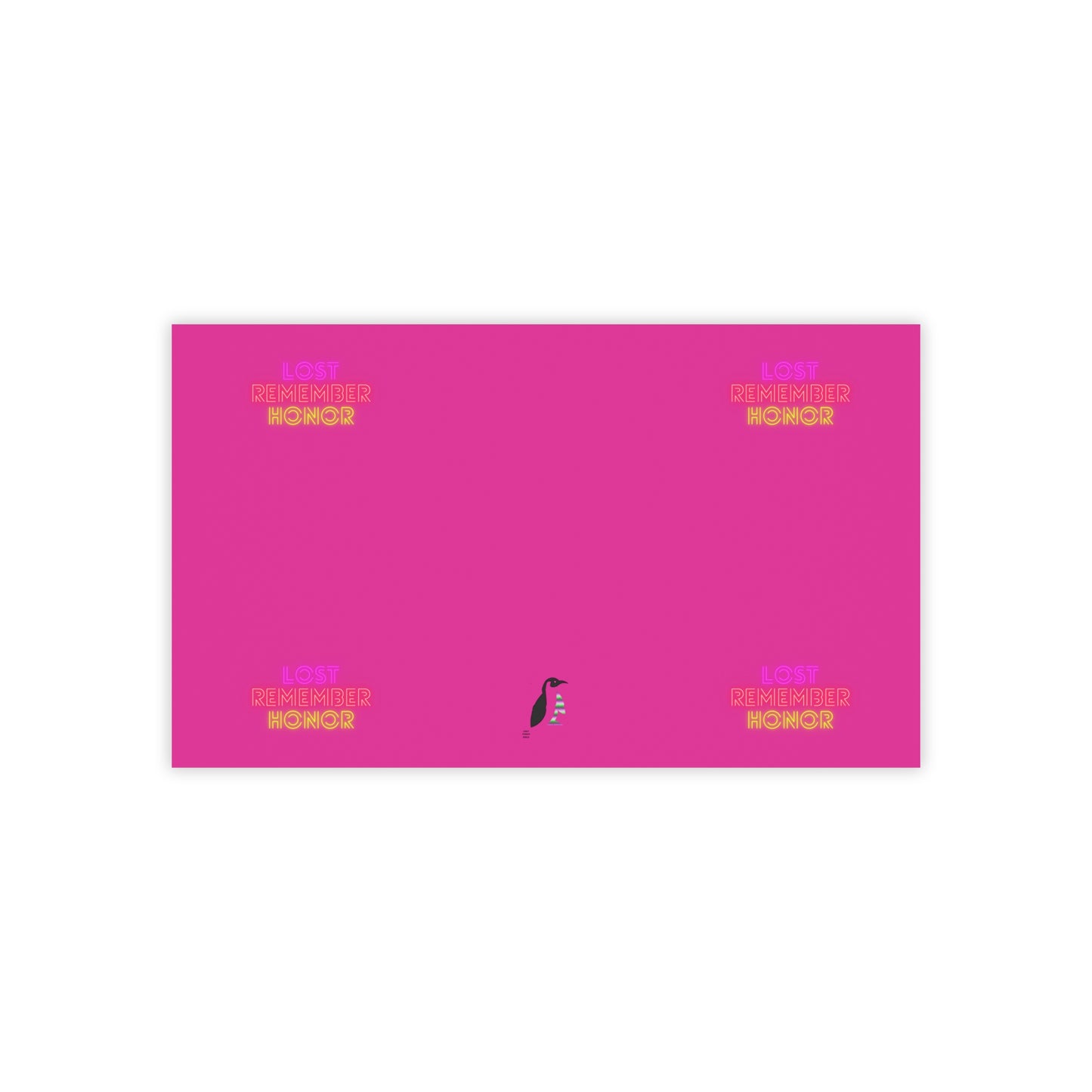 Post-it® Note Pads: Lost Remember Honor Pink