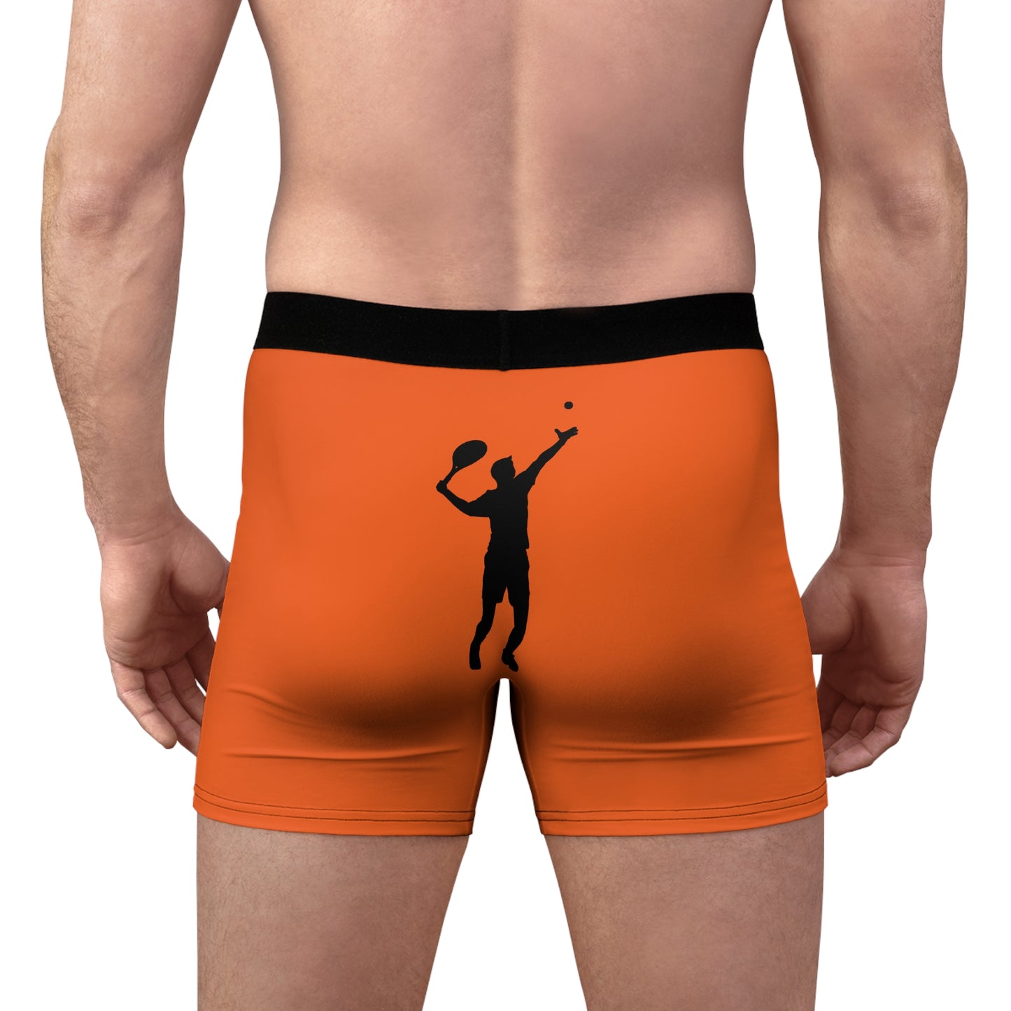 Men's Boxer Briefs: Tennis Orange