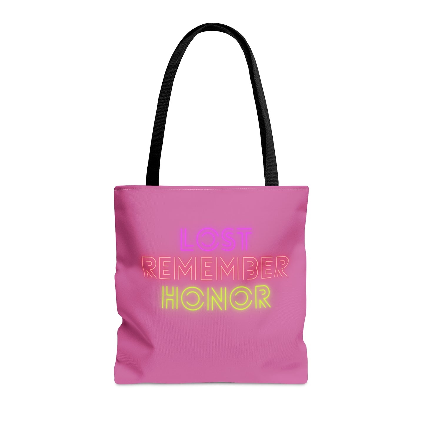 Tote Bag: Lost Remember Honor Lite Pink