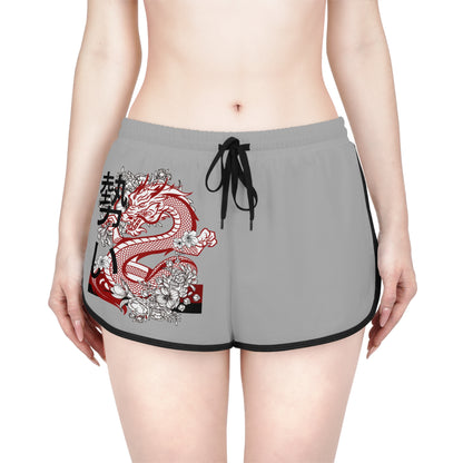 Women's Relaxed Shorts: Dragons Lite Grey