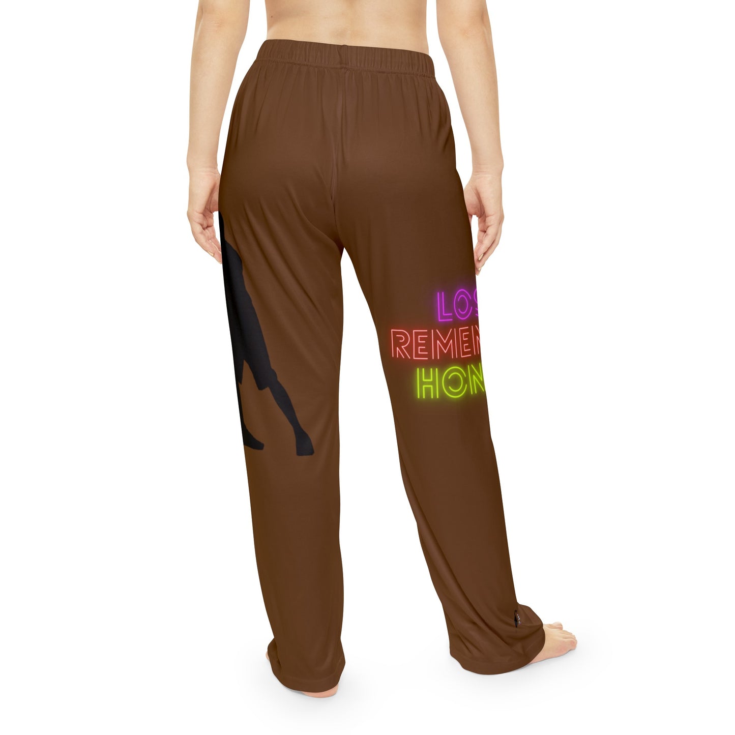 Women's Pajama Pants: Basketball Brown