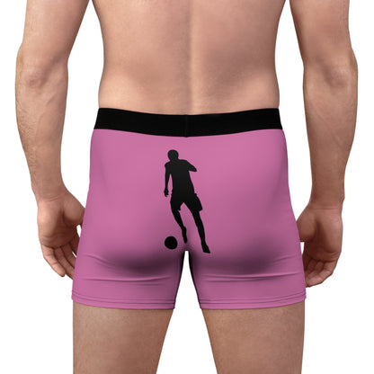 Men's Boxer Briefs: Soccer Lite Pink