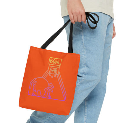 Tote Bag: Bowling Orange