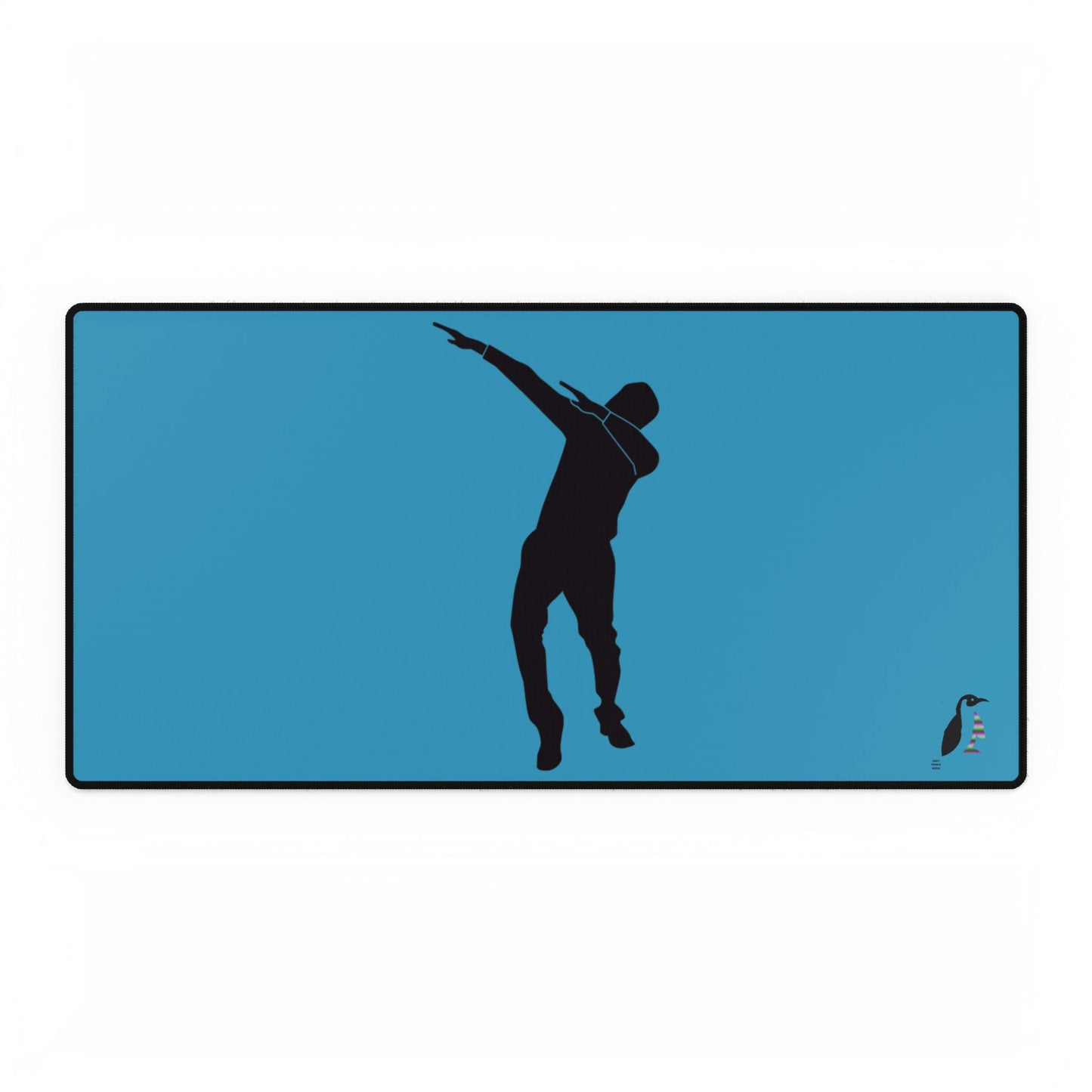 Desk Mats: Dance Turquoise