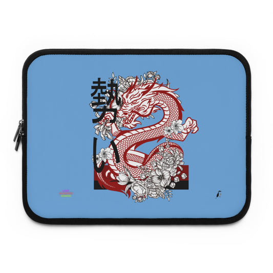 Laptop Sleeve: Dragons Lite Blue