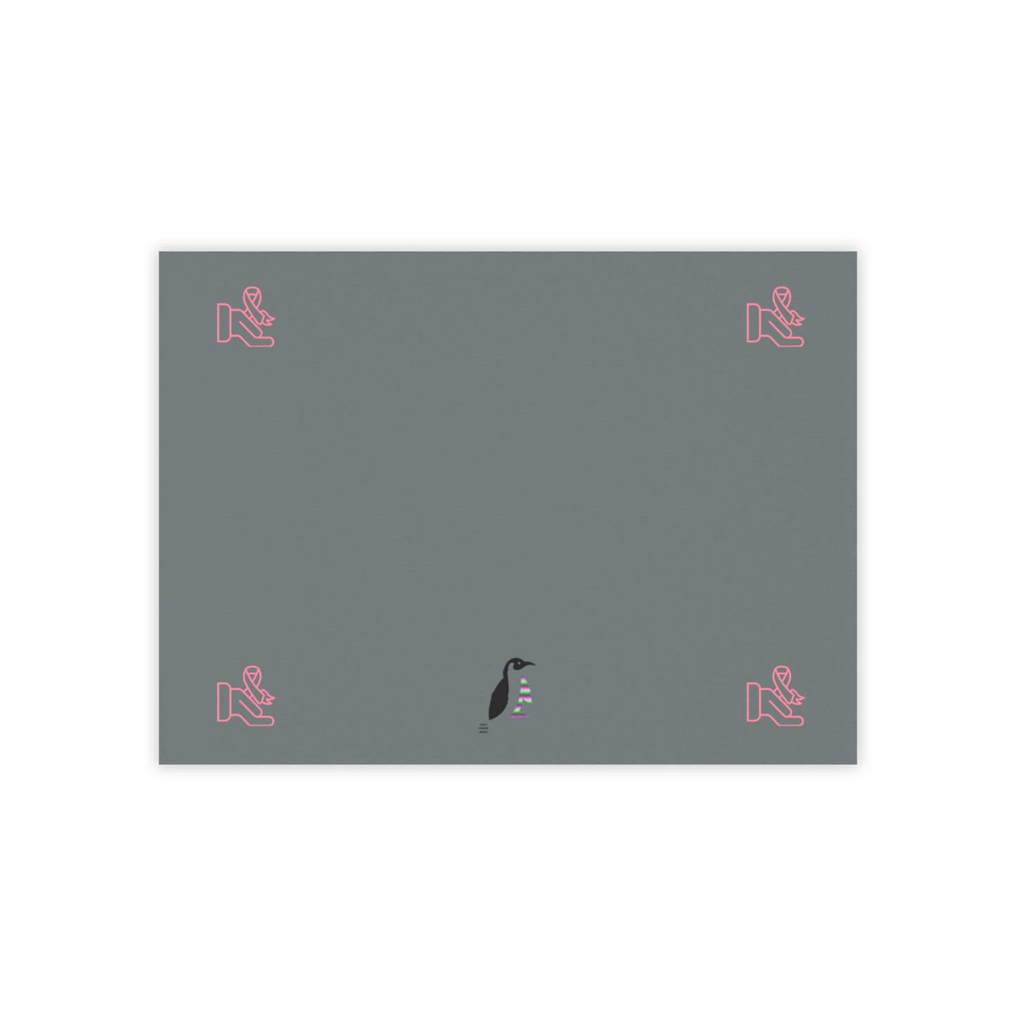 Post-it® Note Pads: Fight Cancer Dark Grey