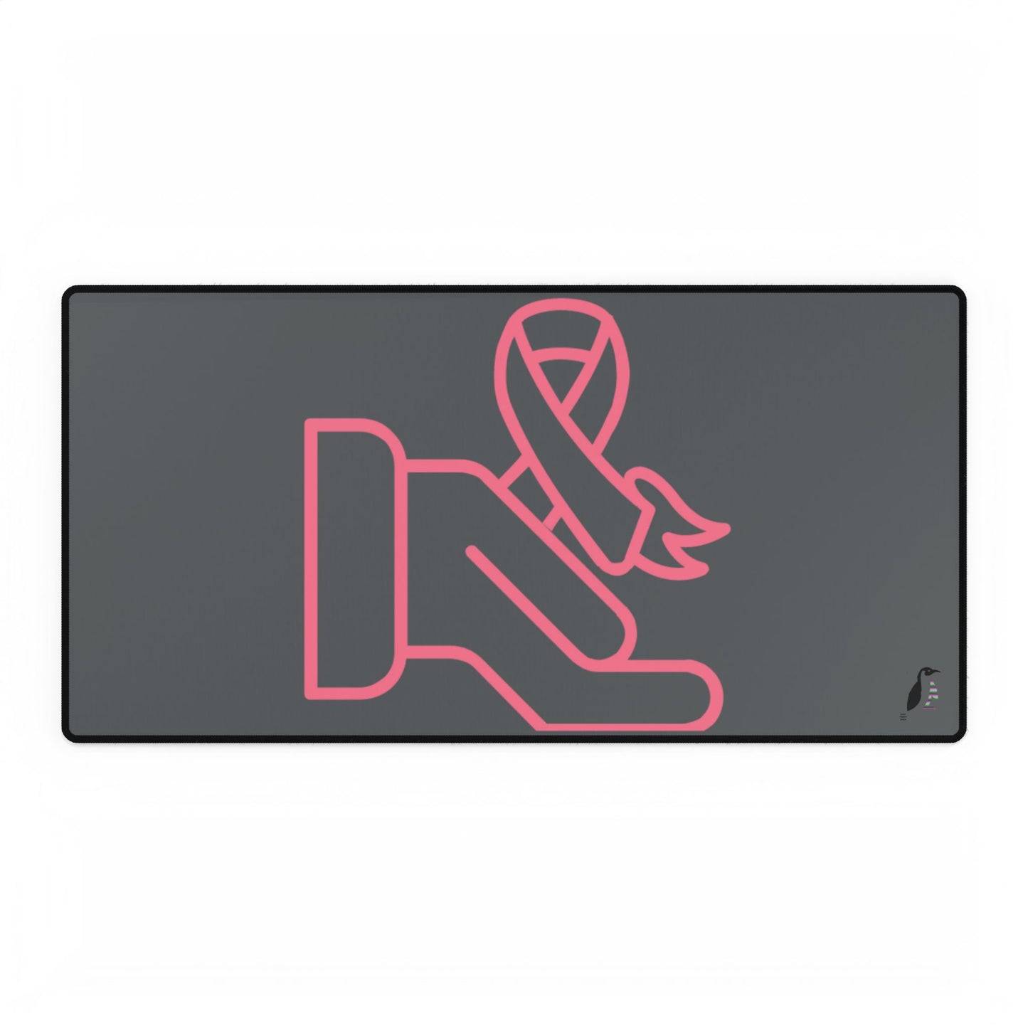 Desk Mats: Fight Cancer Dark Grey