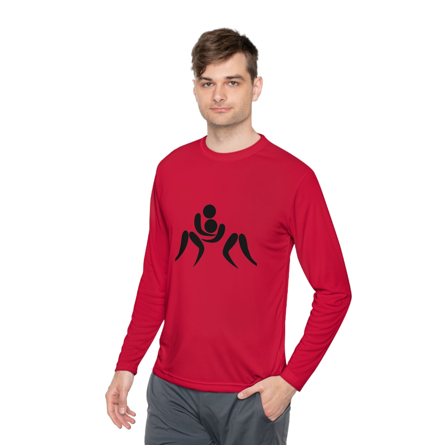 Lightweight Long Sleeve Tee: Wrestling #2