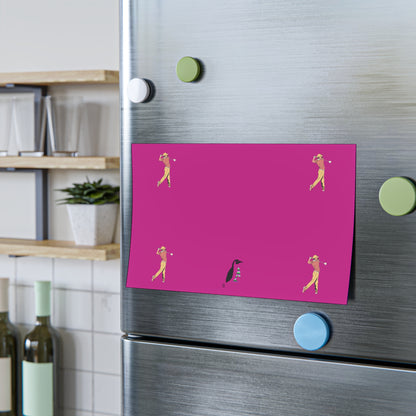 Post-it® Note Pads: Golf Pink