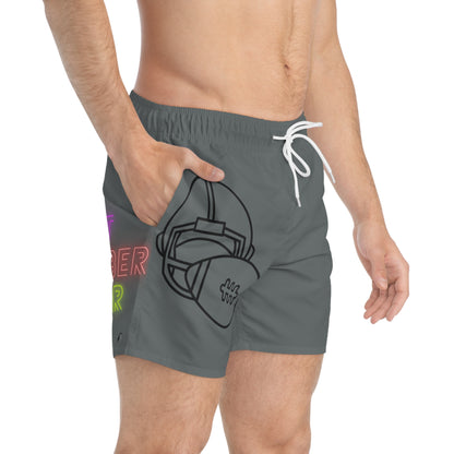 Swim Trunks: Football Dark Grey