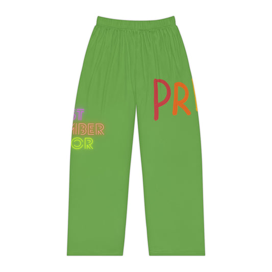 Women's Pajama Pants: LGBTQ Pride Green