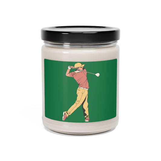 Scented Soy Candle, 9oz: Golf Dark Green