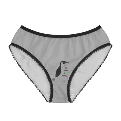 Women's Briefs: Fishing Lite Grey