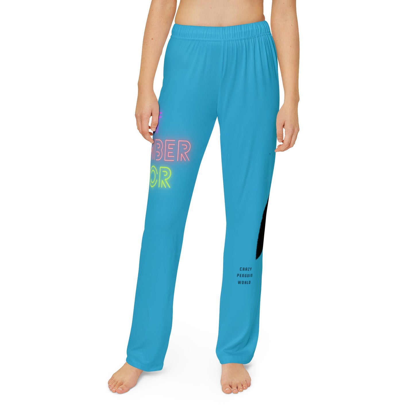 Kids Pajama Pants: Lost Remember Honor Turquoise