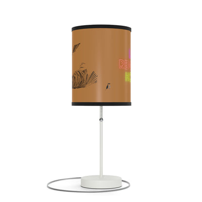 Lamp on a Stand, US|CA plug: Writing Lite Brown